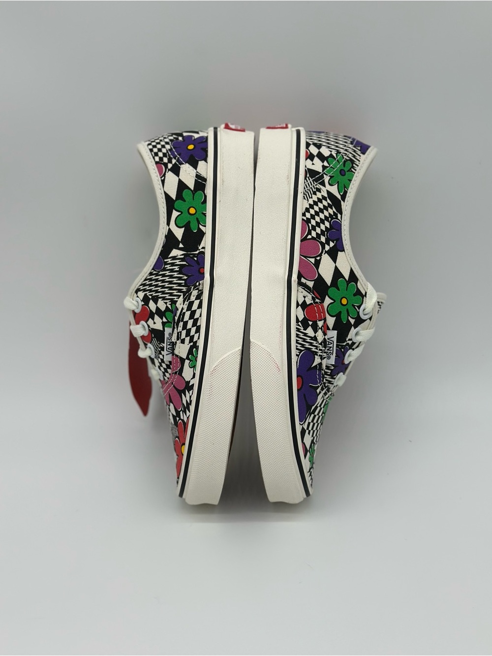 Vans Multicolor Floral Checkerboard Low-Top Sneakers - Picture 7 of 9